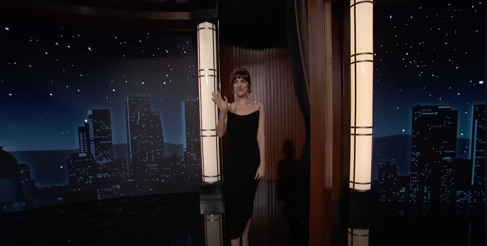 Dakota Johnson on &lsquo;Jimmy Kimmel Live.'
