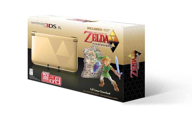 Nintendo 3DS XL bundle with The Legend of Zelda: A Link Between Worlds 