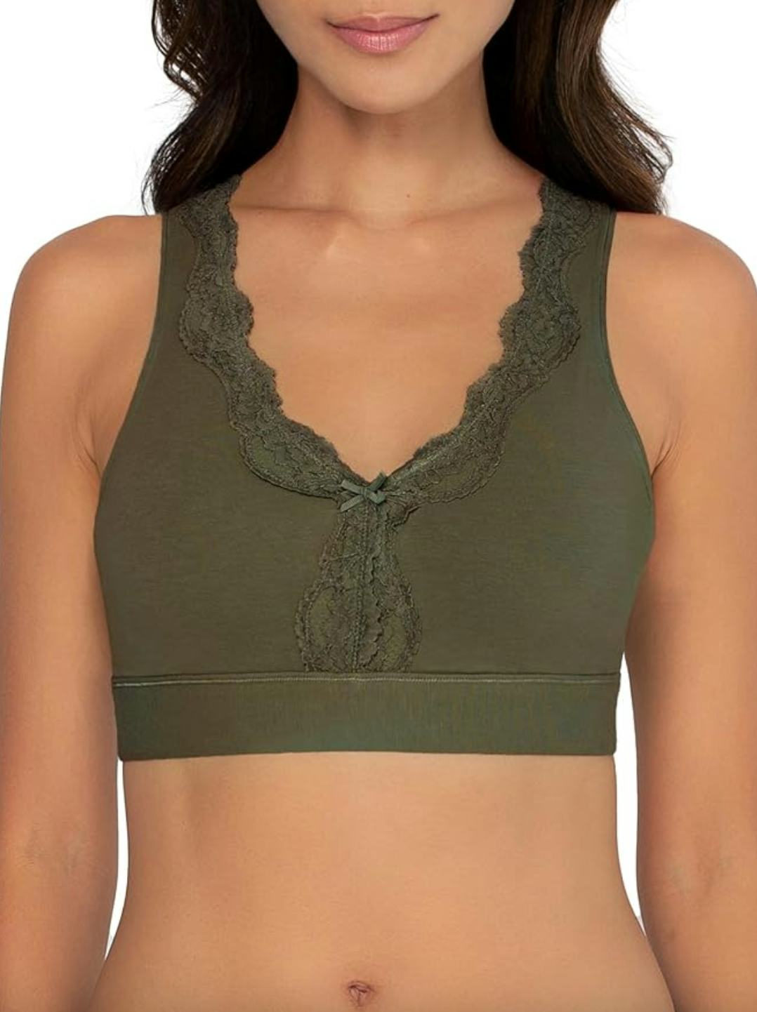 Fruit of the Loom Wireless Cotton Bralette (2-Pack)