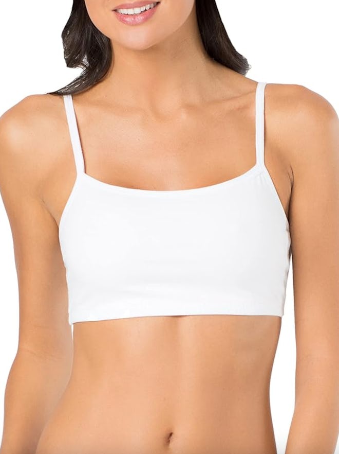 Fruit of the Loom Spaghetti Strap Sports Bra (4-Pack)