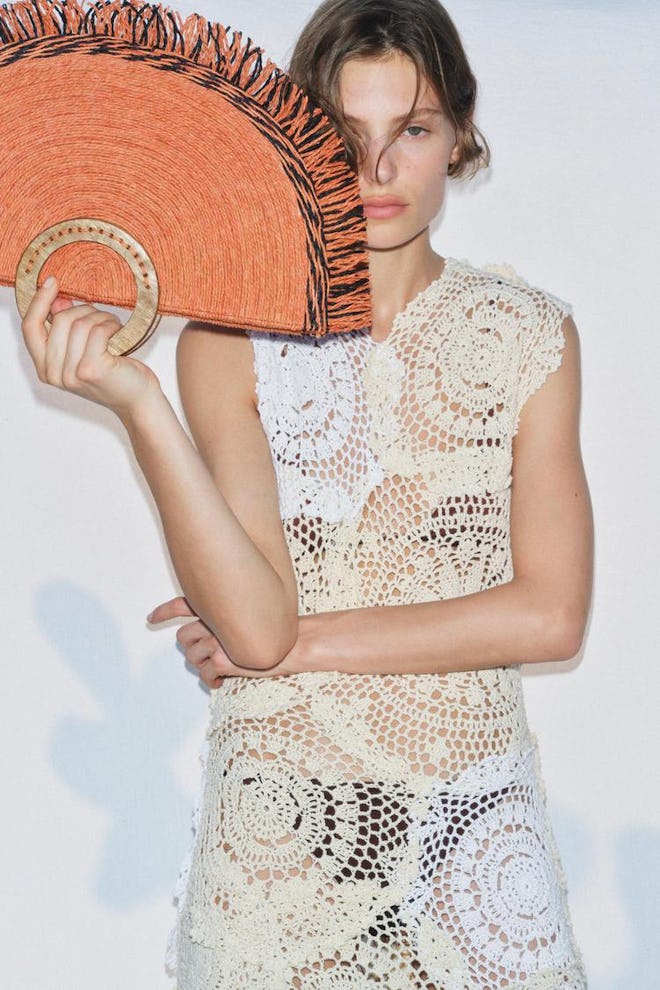 Crochet Knit Midi Dress Limited Edition 