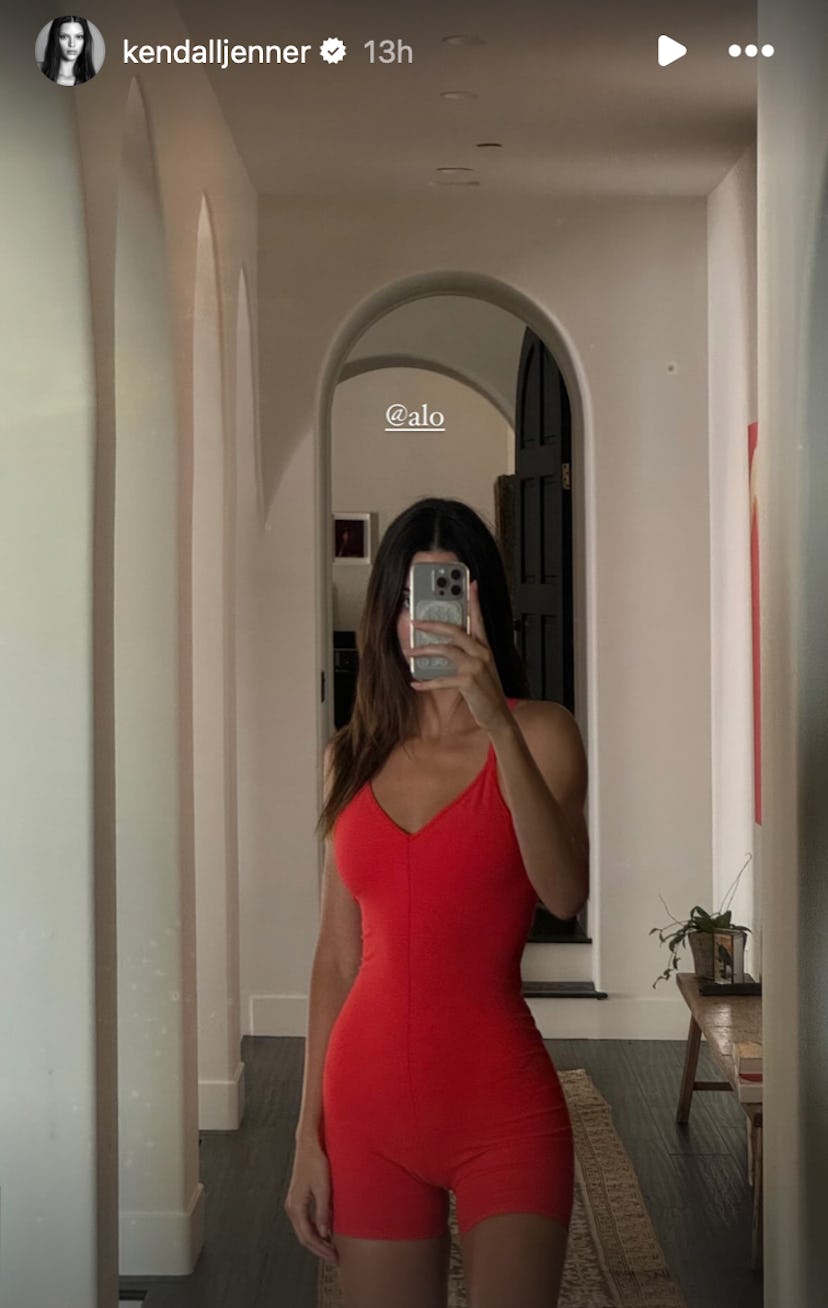Kendall Jenner’s Alo Jumpsuit Is The Ideal Hot Girl Workout 'Fit