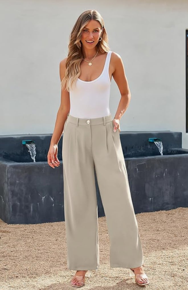 LILLUSORY Wide Leg Dress Pants