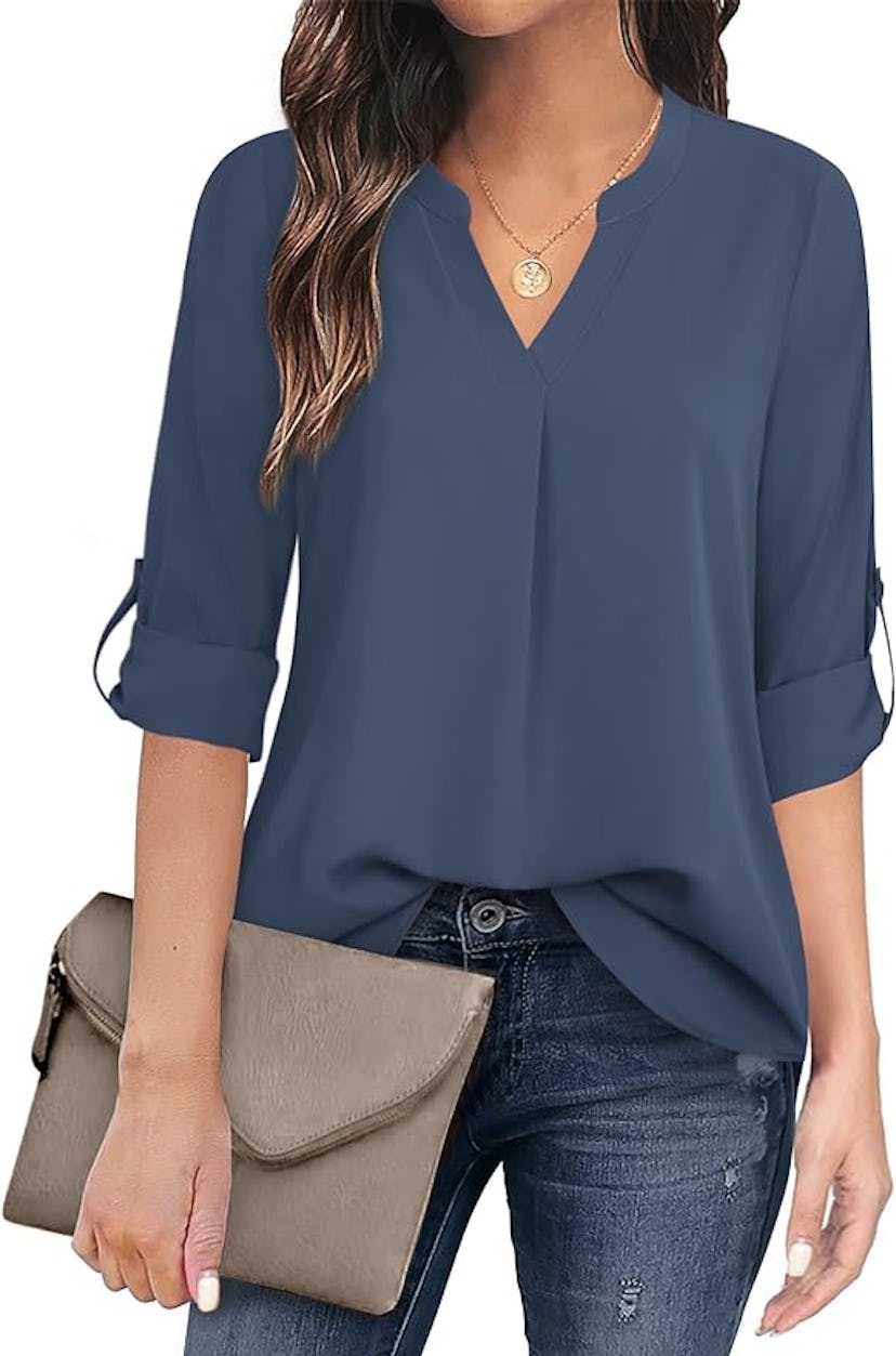 Timeson V Neck Blouse