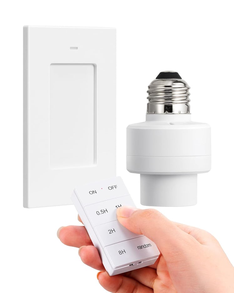 DEWENWILS Remote Control Light Socket with Timer