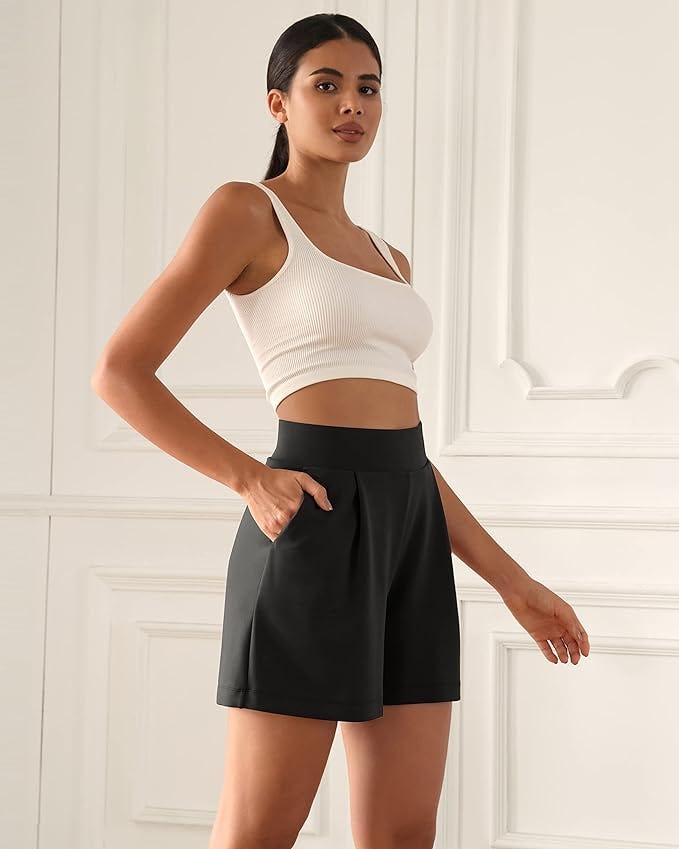 ODODOS Soft Wide Leg Shorts