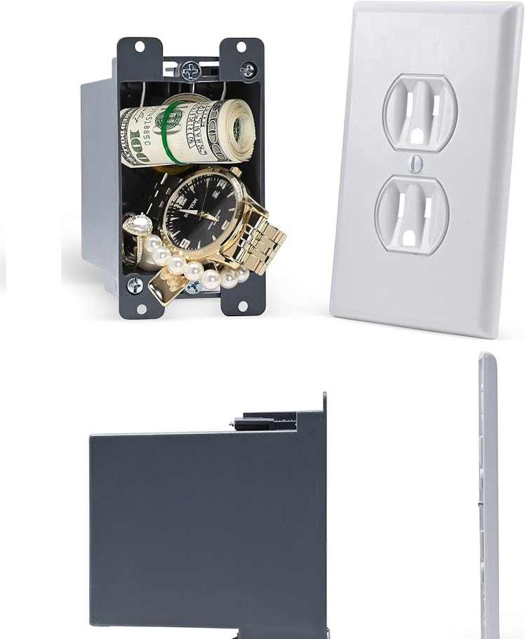 Brosash Electrical Outlet Hidden Wall Safe