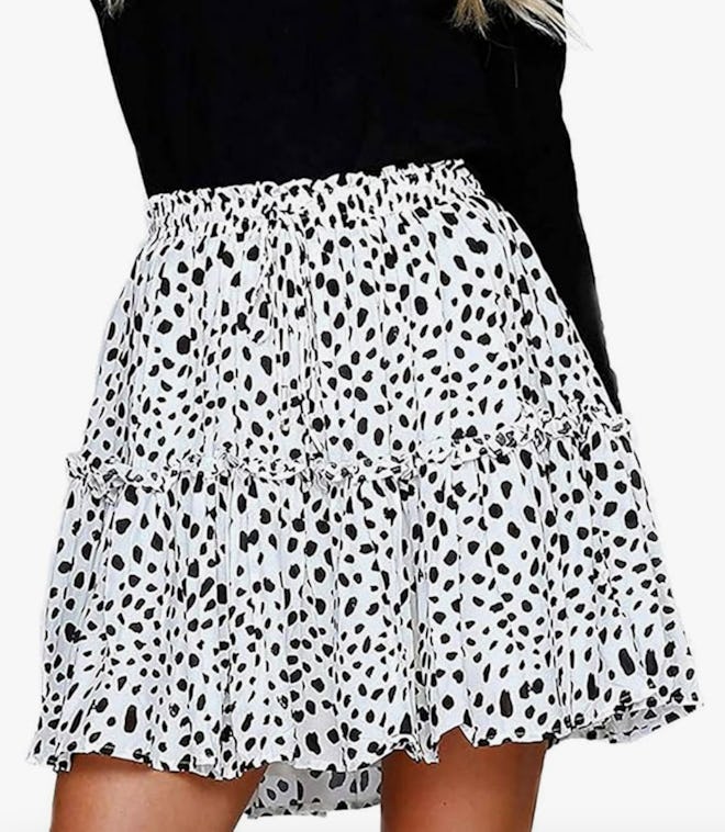 Alelly High Waist Ruffle Skirt