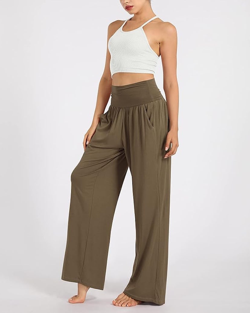 ODODOS Wide-Leg Palazzo Pants