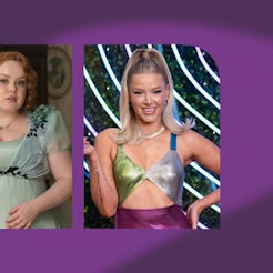 Nicola Coughlan in 'Bridgerton' Season 3 and Ariana Madix on 'Love Island' Season 6.