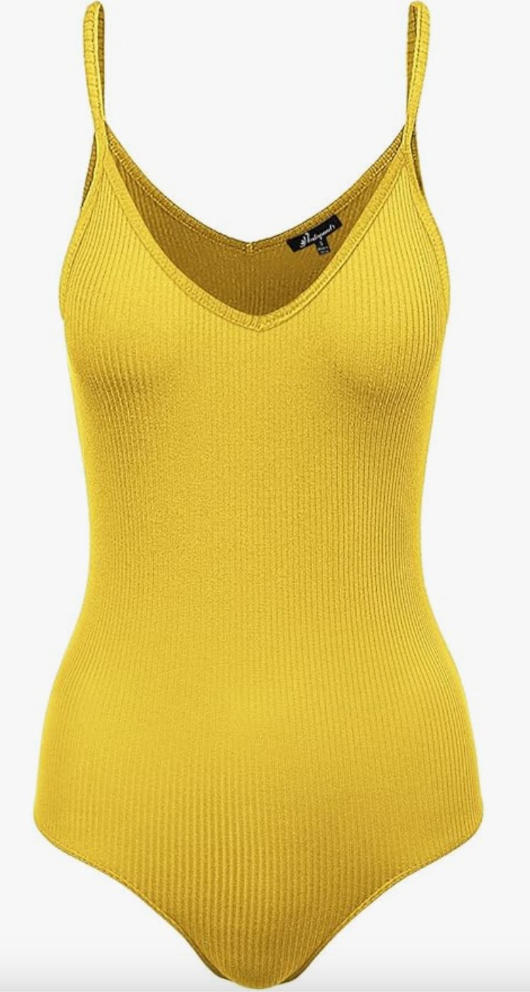 HATOPANTS Scoop V-Neck Tank Bodysuit