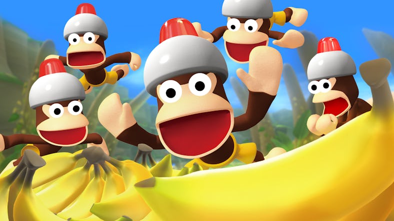 Monkeys go ape for bananas in Ape Escape.