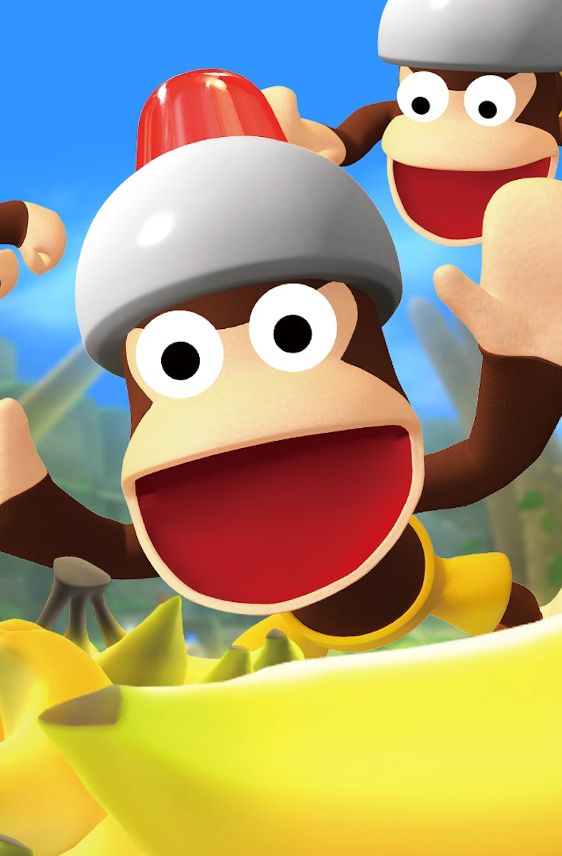 Monkeys go ape for bananas in Ape Escape.