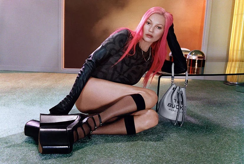 Kate Moss stars in a Marc Jacobs campaign.