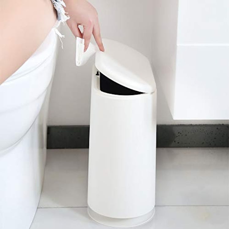 PENGKE Slim Plastic Trash Can