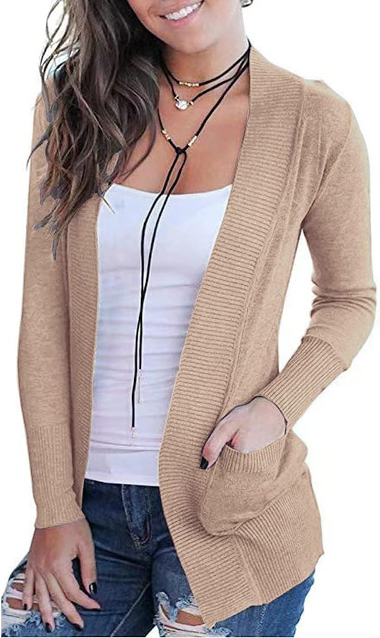 VOIANLIMO Long Sleeve Cardigan