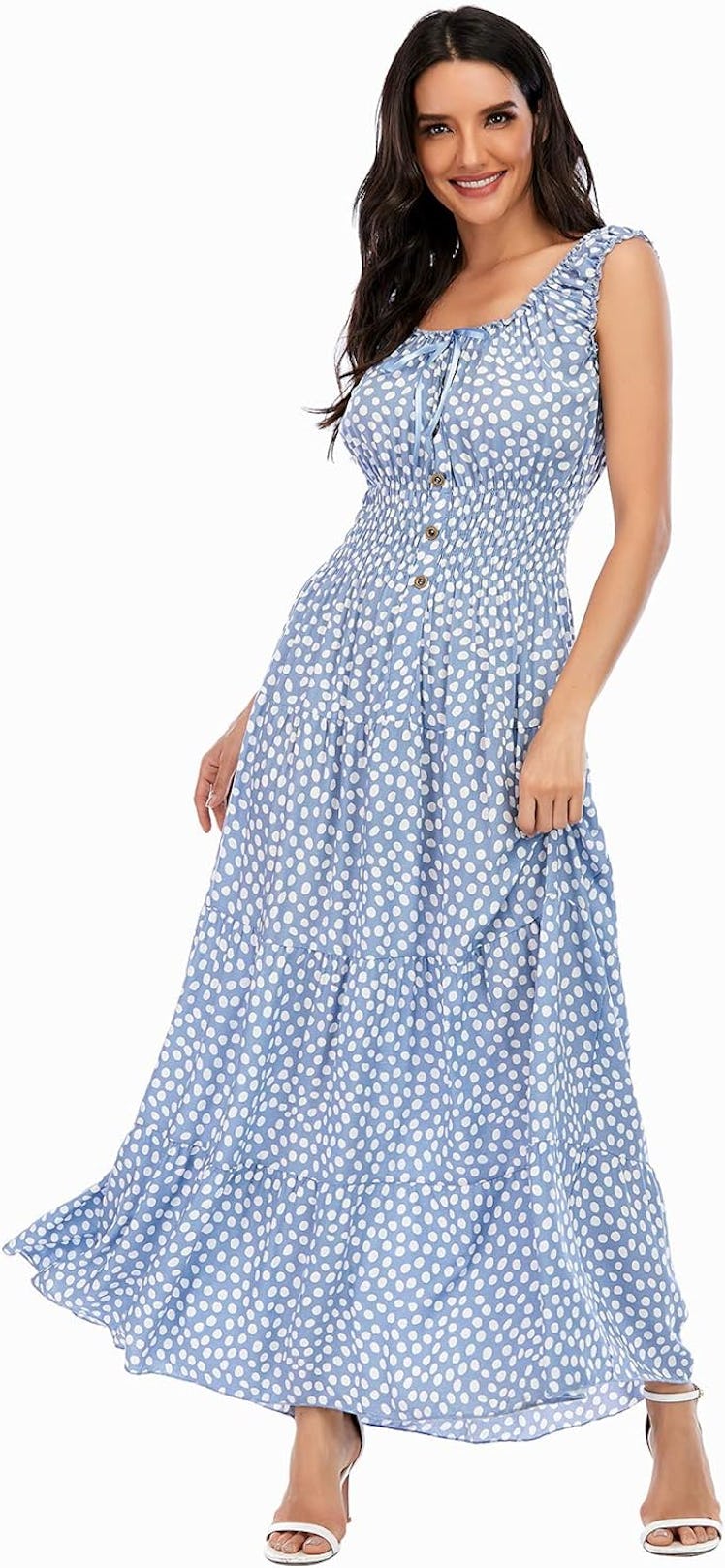 OSTOO Flowy Long Maxi Dress