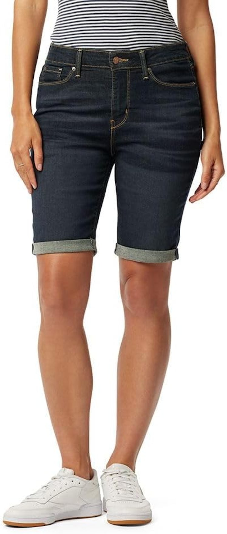 Signature by Levi Strauss & Co. Gold Mid-Rise Bermuda Shorts