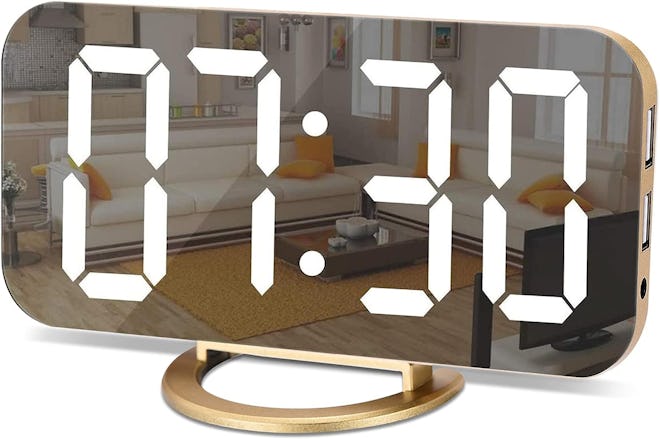 SZELAM Digital Alarm Clock Mirror