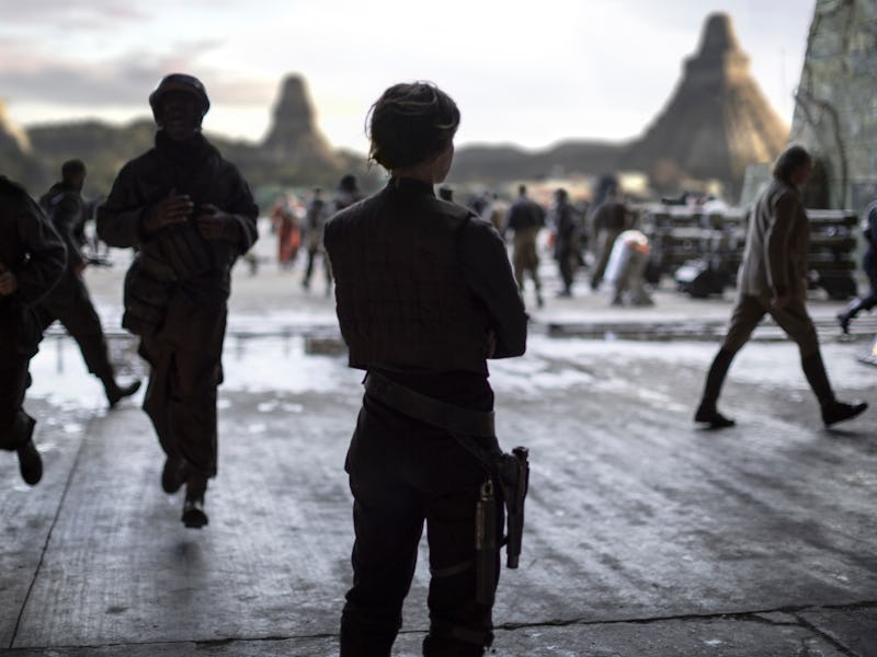 Felicity Jones as Jyn Erso in Rogue One: A Star Wars Story