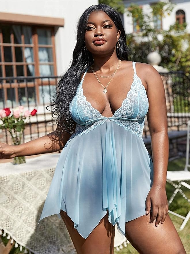 Avidlove Front-Closure Babydoll Nightie