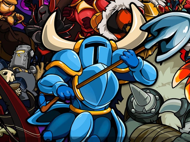 Key art showcasing the Shovel Knight roster