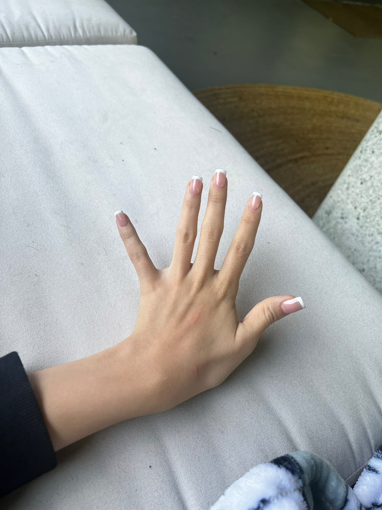 Nailea Devora shares her manicure, during a week of tracking her phone habits. 