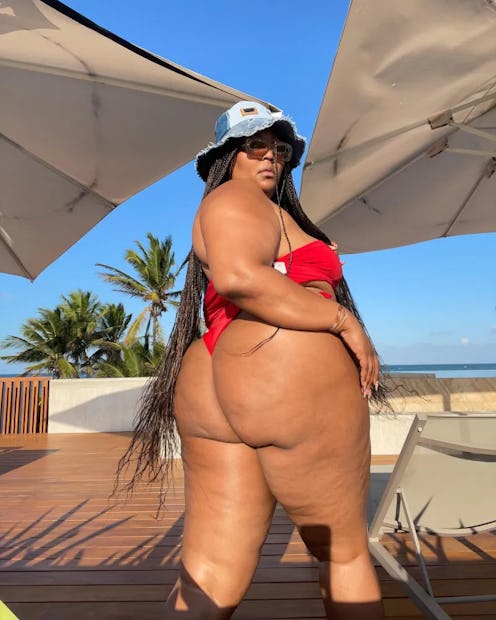 lizzo thong bikini