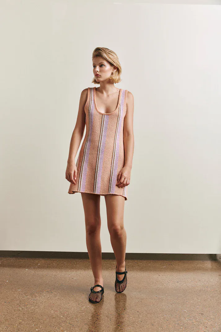 white christmas dresses Molly Multicolor Crochet Mini Dress | Women's Clothing main image 0