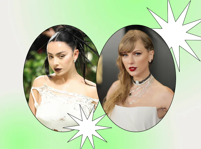 Charli XCX recently shared her thoughts about fans yelling anti Taylor Swift remarks at her 'Brat' s...
