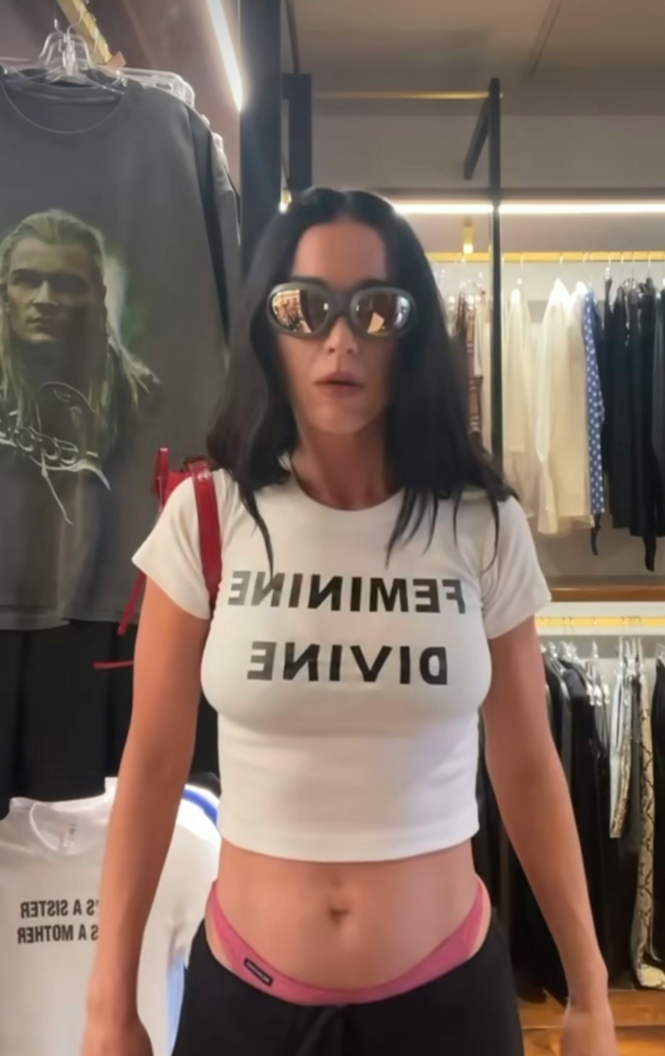 Katy Perry Flaunted Her Thong While Sharing A Snippet Of New Song