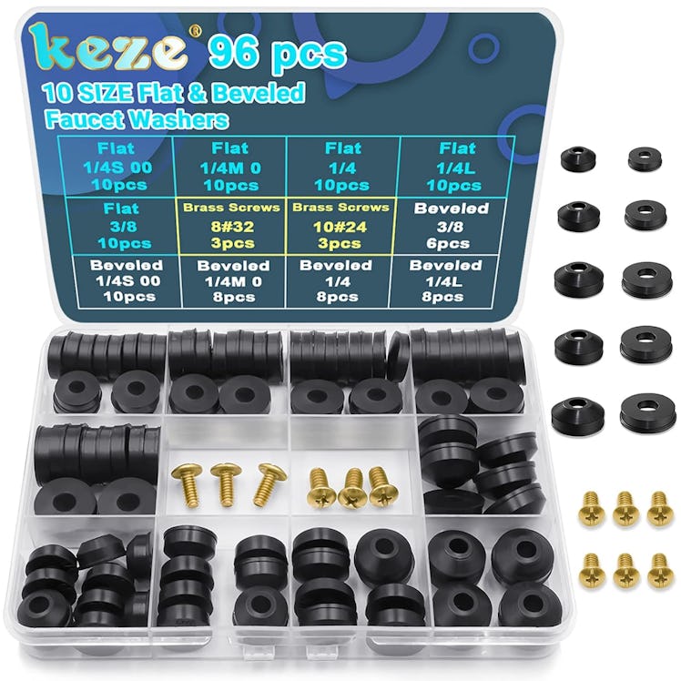 Keze Faucet Washers (96 Pieces)