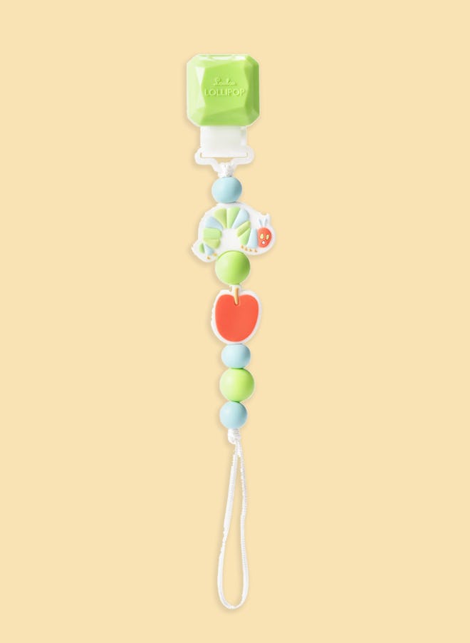 Eric Carle Beaded Pacifier Clip 
