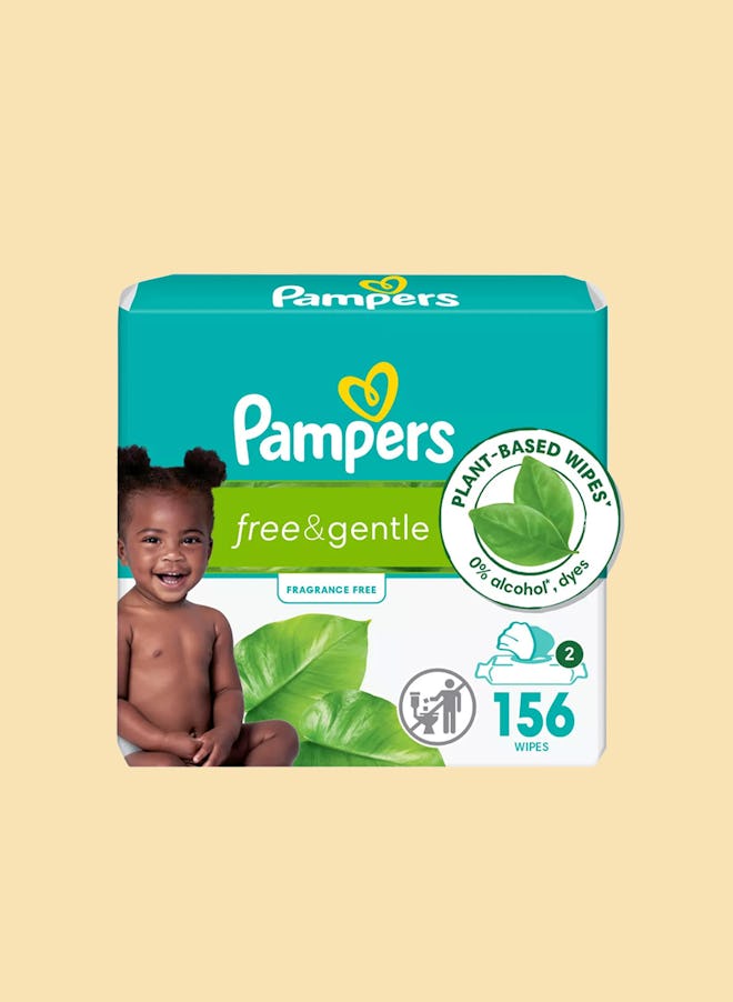 Pampers Free & Gentle Baby Wipes 156-Count 
