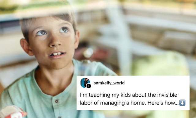 A mom went viral for sharing how she teaches her kids about invisible labor.