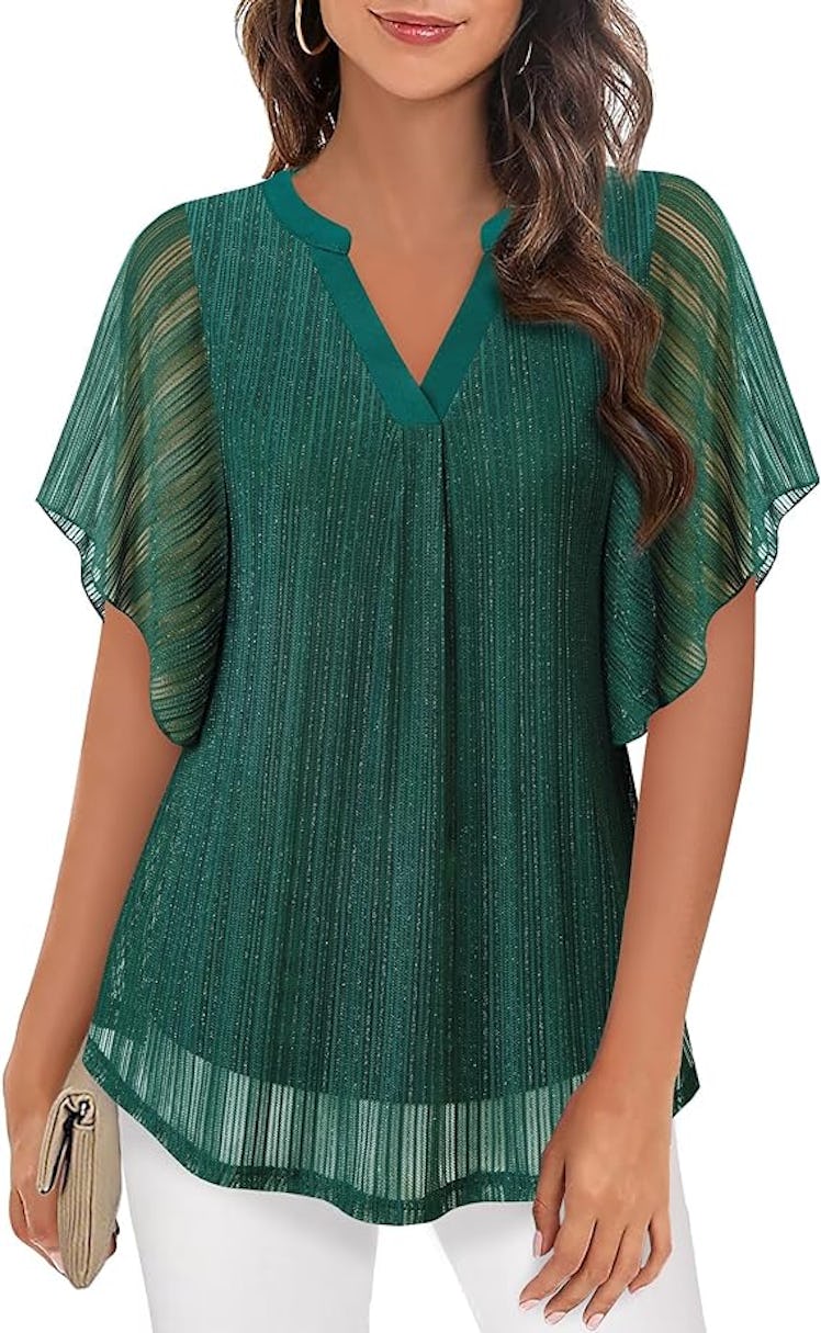 Timeson Double Layer Tunic Top