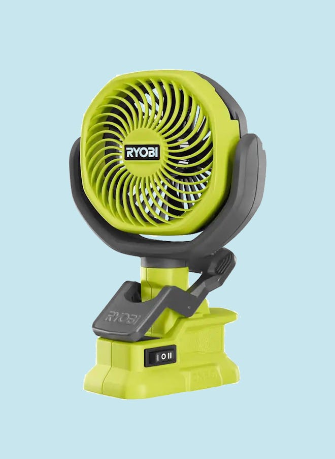 RYOBI ONE+ 18V Cordless 4-inch Clamp Fan