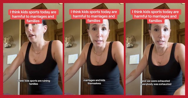 This mom thinks youth sports are harmful to families and marriages.
