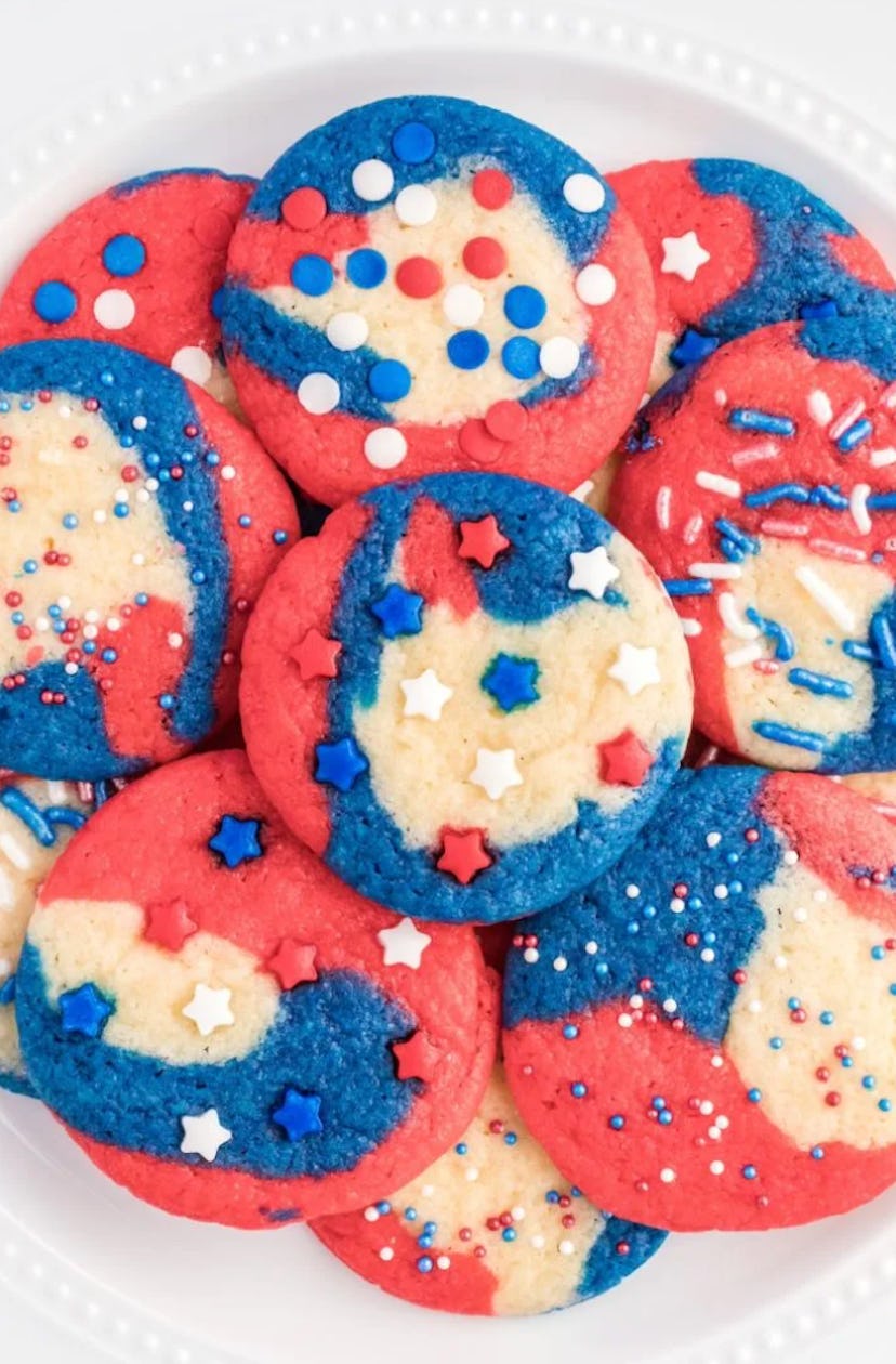 One make-ahead Fourth of July dessert to make is Fourth of July sugar cookies.