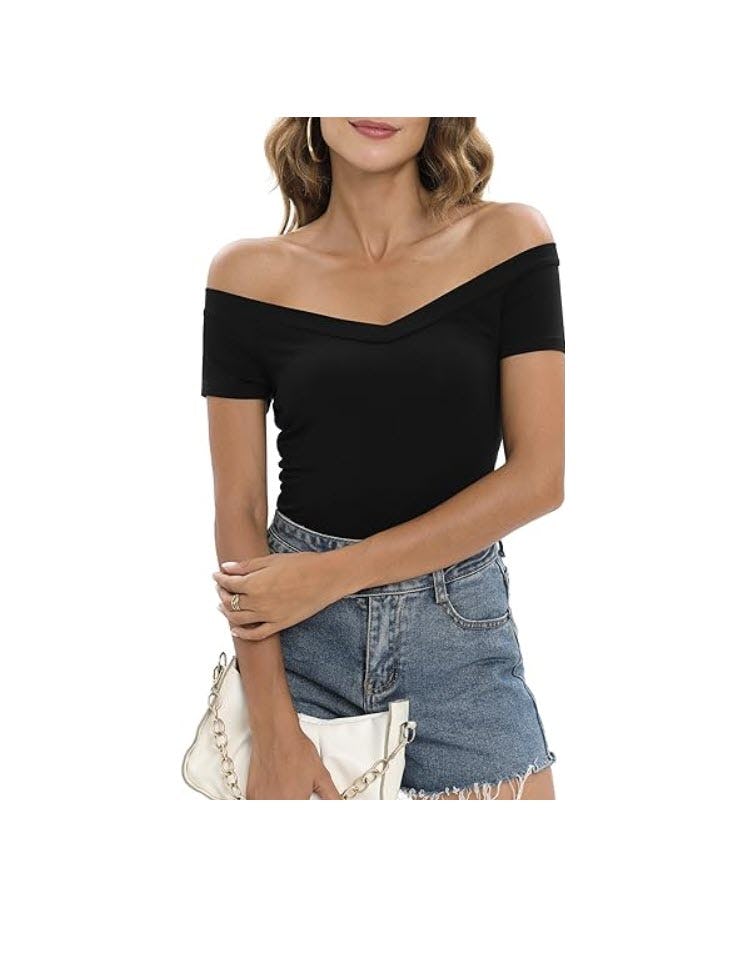 Sarin Mathews Off The Shoulder Top