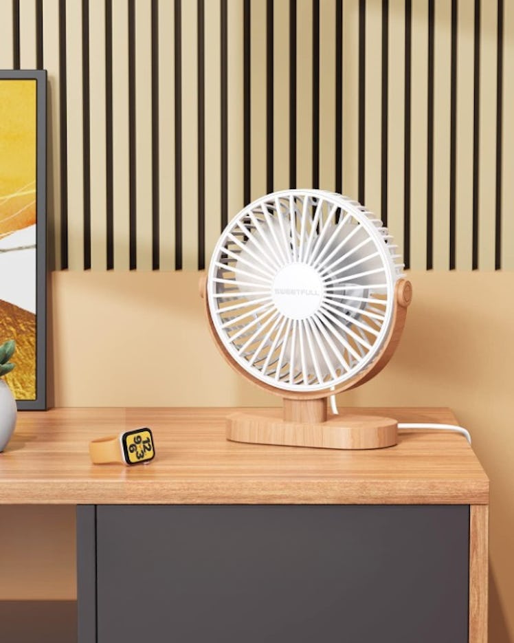 SWEETFULL Washable USB Desk Fan