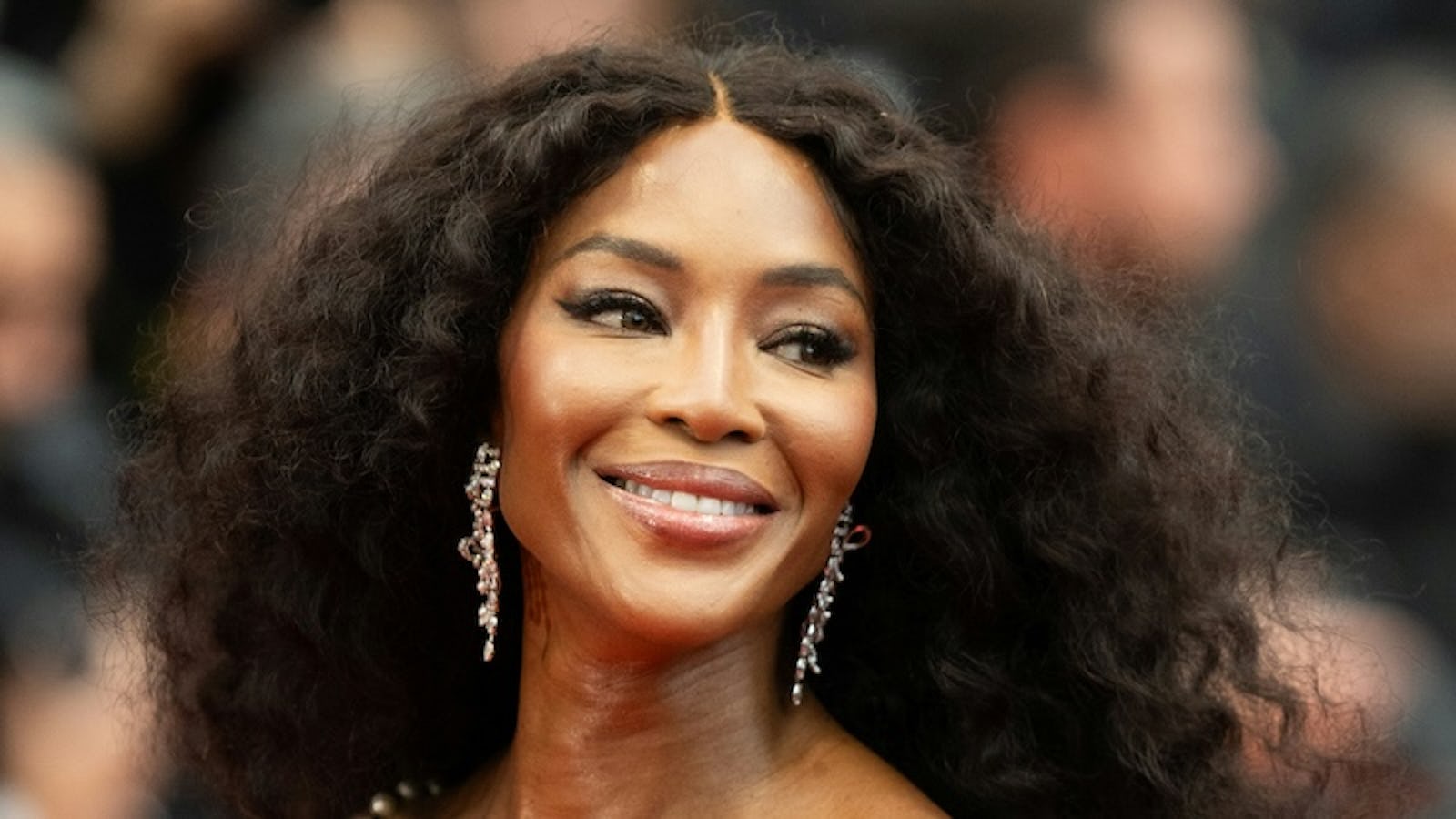 Naomi Campbell on the 2024 Cannes red carpet wearing dress she modeled in the '90s