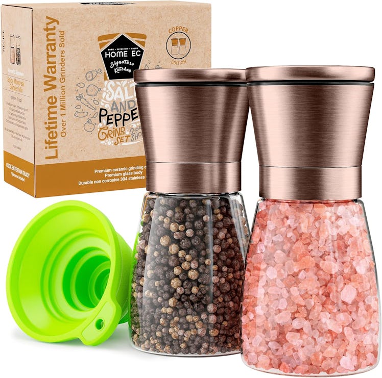 HOME EC Adjustable Salt and Pepper Grinder (2-Pack)