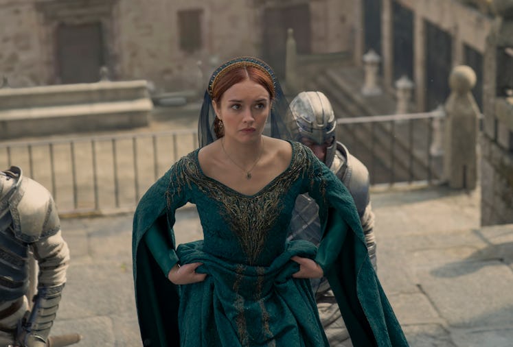 Olivia Cooke as Alicent Hightower in House of the Dragon