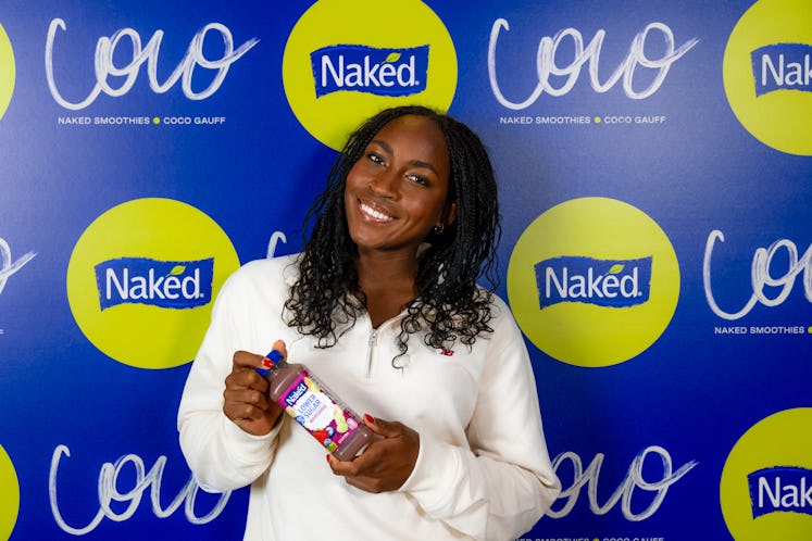 Coco Gauff partnered with Naked Smoothies