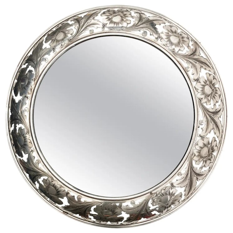 Early 20th Century Sterling Silver Mirror