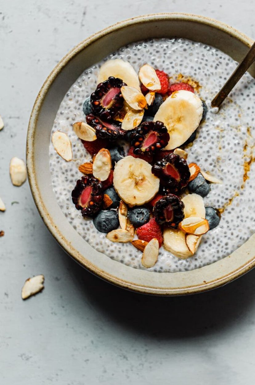 One beach breakfast idea to make is overnight chia pudding.