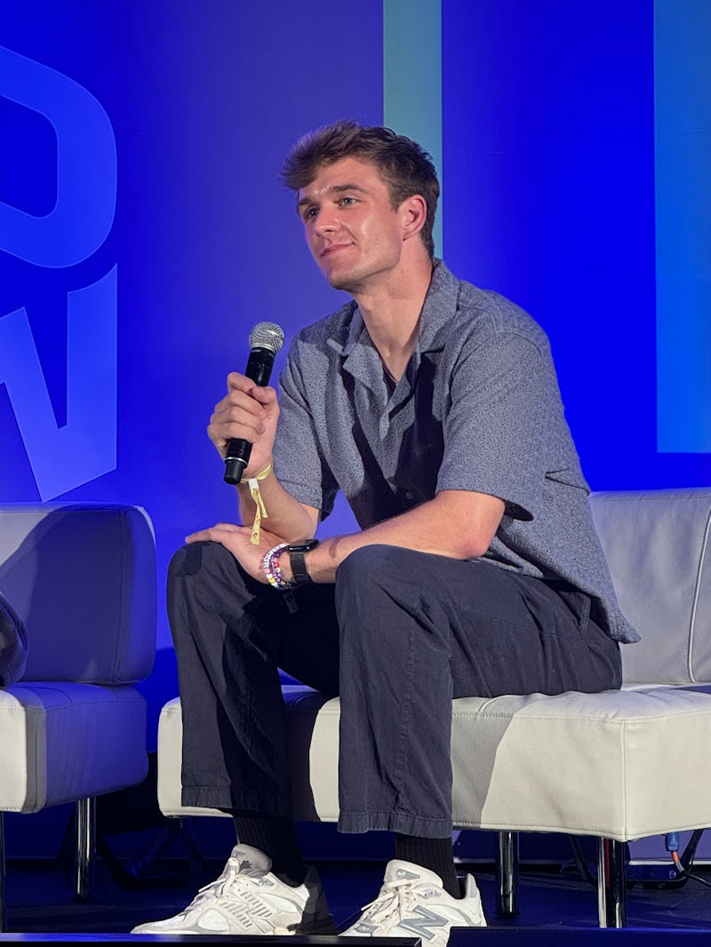 Carter Kench at one of Instagram's panels at VidCon 2024. 