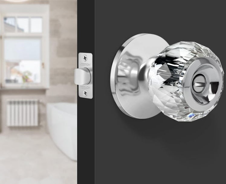 Privacy Crystal Interior Door Knob (1-Pack)