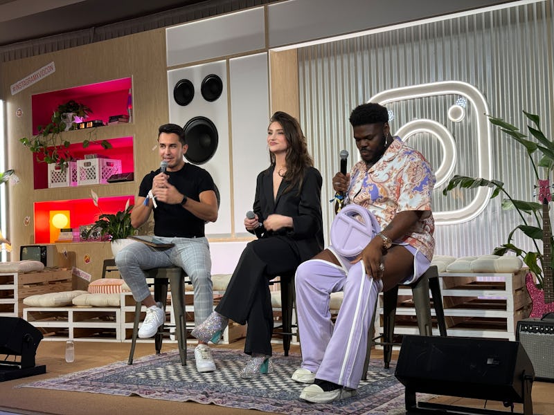 Instagram had a Pride Lunch at their Creator Cafe. 